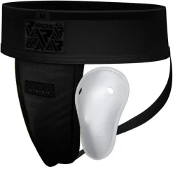 RDX H1 Groin Guard with Gel Cup Black
