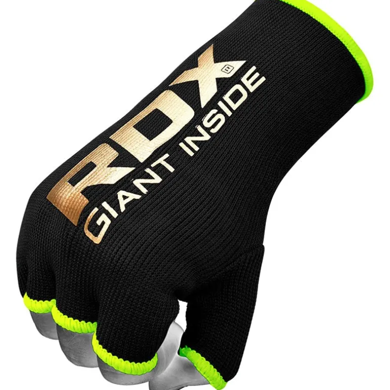 RDX HY Inner Gloves Elasticated Half Finger for Boxing, MMA Knuckle Protection OEKO-TEX®Standard 100 certified