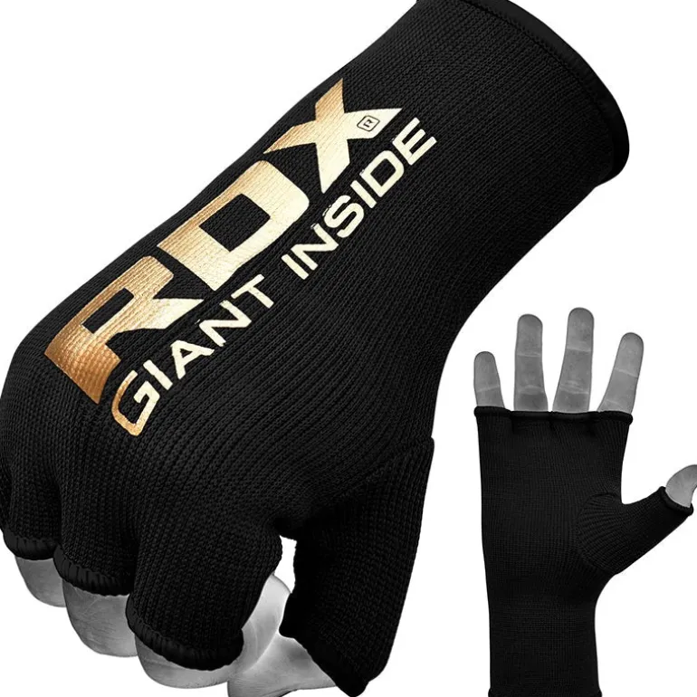 RDX HY Inner Gloves Elasticated Half Finger for Boxing, MMA Knuckle Protection OEKO-TEX®Standard 100 certified