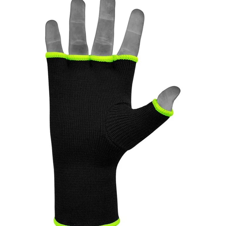 RDX HY Inner Gloves Elasticated Half Finger for Boxing, MMA Knuckle Protection OEKO-TEX®Standard 100 certified