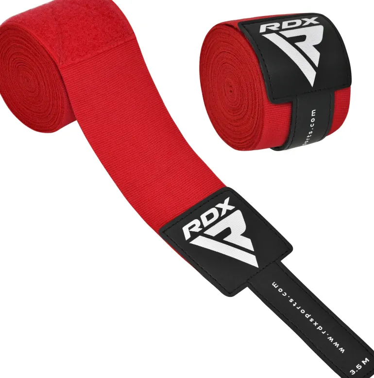 RDX IBA Boxing Hand Wraps Red