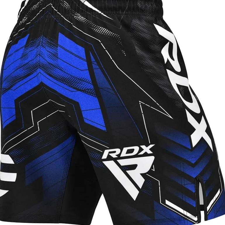 RDX IMMAF Approved MMA Fight & Training Shorts Blue