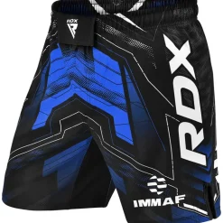RDX IMMAF Approved MMA Fight & Training Shorts Blue