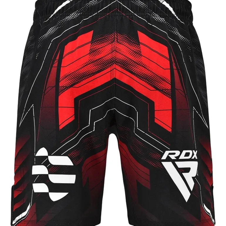 RDX IMMAF Approved MMA Fight & Training Shorts Red