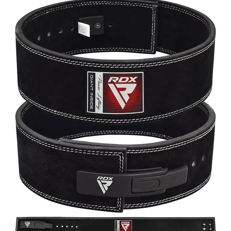 RDX 4 INCH IPL / USPA & World Powerlifting Congress APPROVED Powerlifting Leather Gym Belt