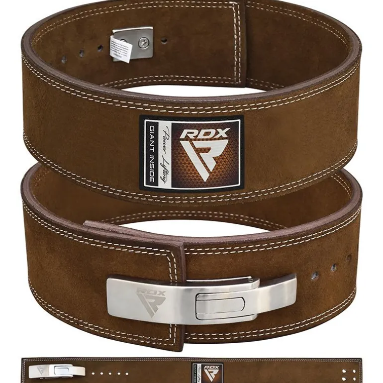 RDX 4 INCH IPL / USPA & World Powerlifting Congress APPROVED Powerlifting Leather Gym Belt