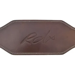 RDX 6 Inch Leather Brown Weightlifting Belt