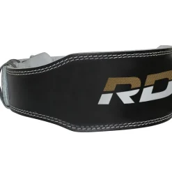 RDX 4 Inch Leather Weightlifting Gym Belt