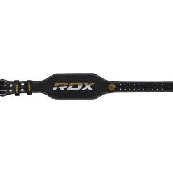 RDX 4 Inch Leather Weightlifting Gym Belt