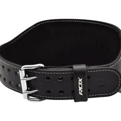 RDX 6 Inch Leather Weightlifting Gym Belt