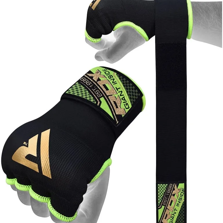RDX IS Gel Padded Inner Gloves Hook & Loop Wrist Strap For Knuckle Protection OEKO-TEX® Standard 100 Certified