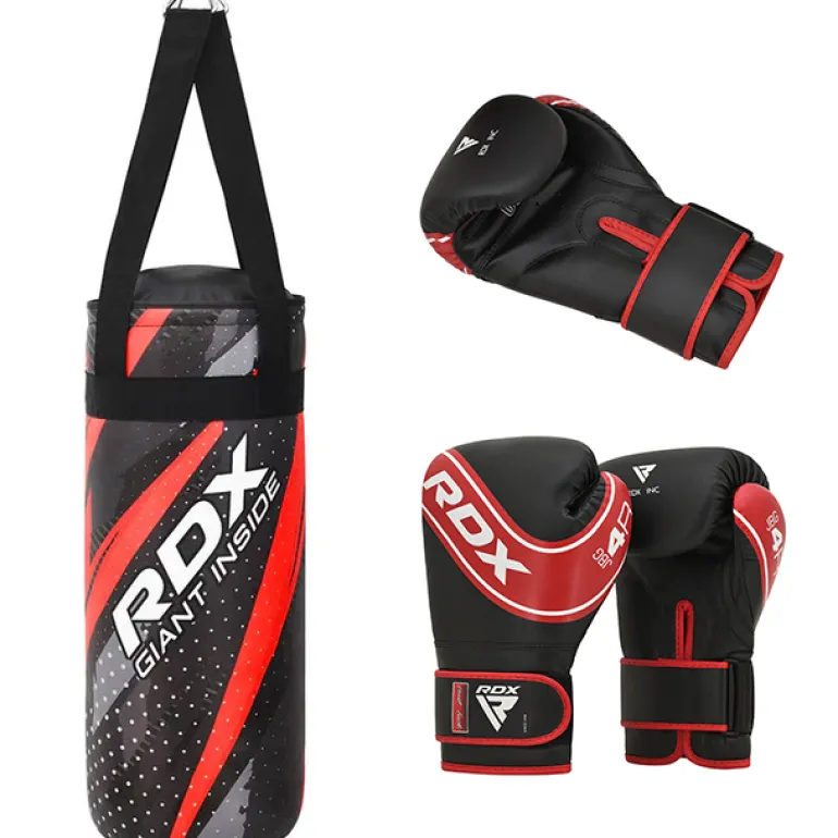 RDX J11 2ft Kids Training Punch Bag & Boxing Gloves Set