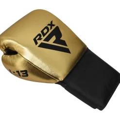 RDX J13 KIDS 8oz Golden Boxing Gloves & Pads Set