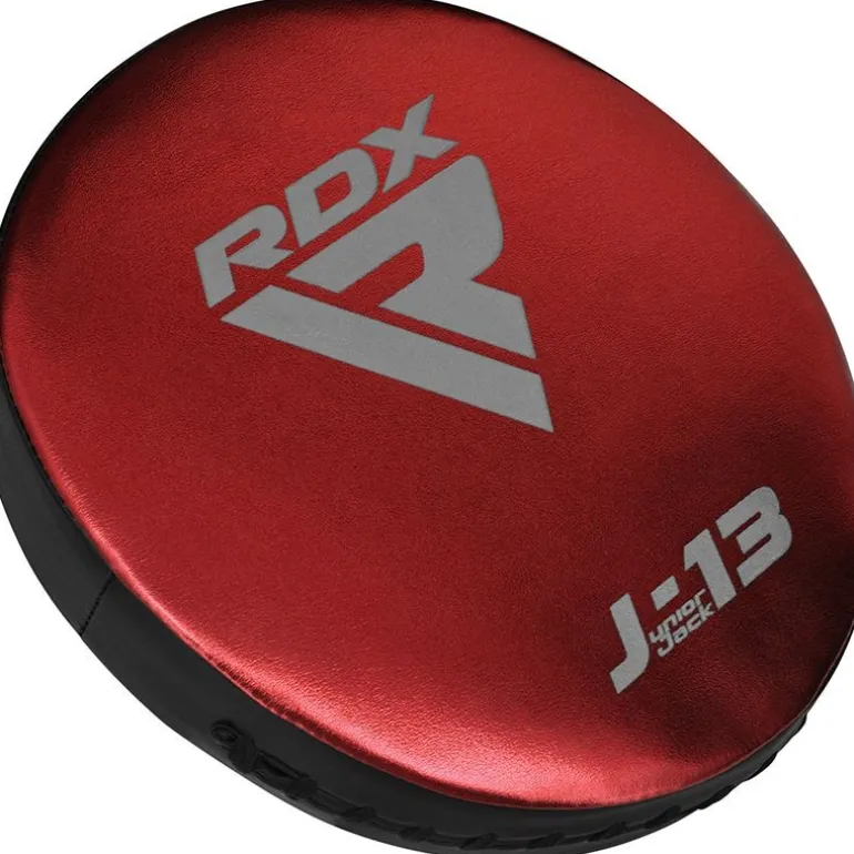 RDX J13 KIDS 8oz Red boxing gloves and focus Pads Set