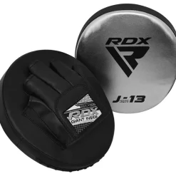 RDX J13 KIDS 8oz SILVER Boxing Gloves & Pads Set