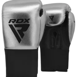 RDX J13 KIDS 8oz SILVER Boxing Gloves & Pads Set