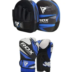 RDX J11 6oz Boxing Gloves & Focus Pad Set