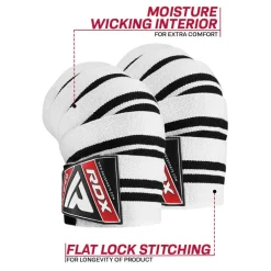 RDX K1 Elasticated Knee Compression Bandage Wraps Oeko-Tex® Standard 100 Certified