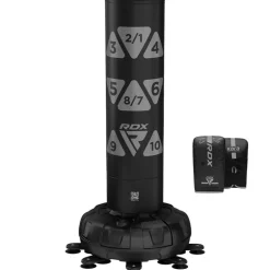 RDX KT Ronin 6ft Free Standing Target Punch Bags With Mitts Set