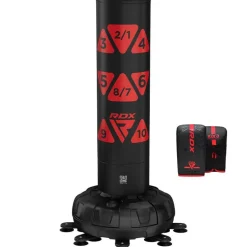 RDX KT Ronin 6ft Free Standing Target Punch Bags With Mitts Set