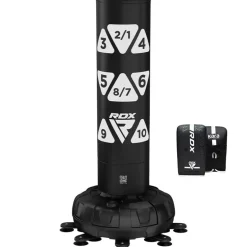 RDX KT Ronin 6ft Free Standing Target Punch Bags With Mitts Set