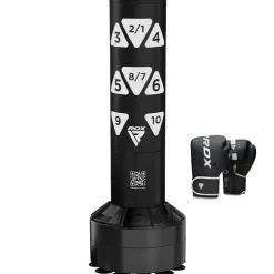 RDX Kt Ronin 4ft Kids Free Standing Punch Bag With Gloves For Training & Workout Set