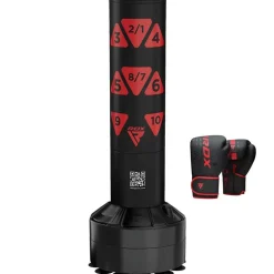 RDX Kt Ronin 4ft Kids Free Standing Punch Bag With Gloves For Training & Workout Set