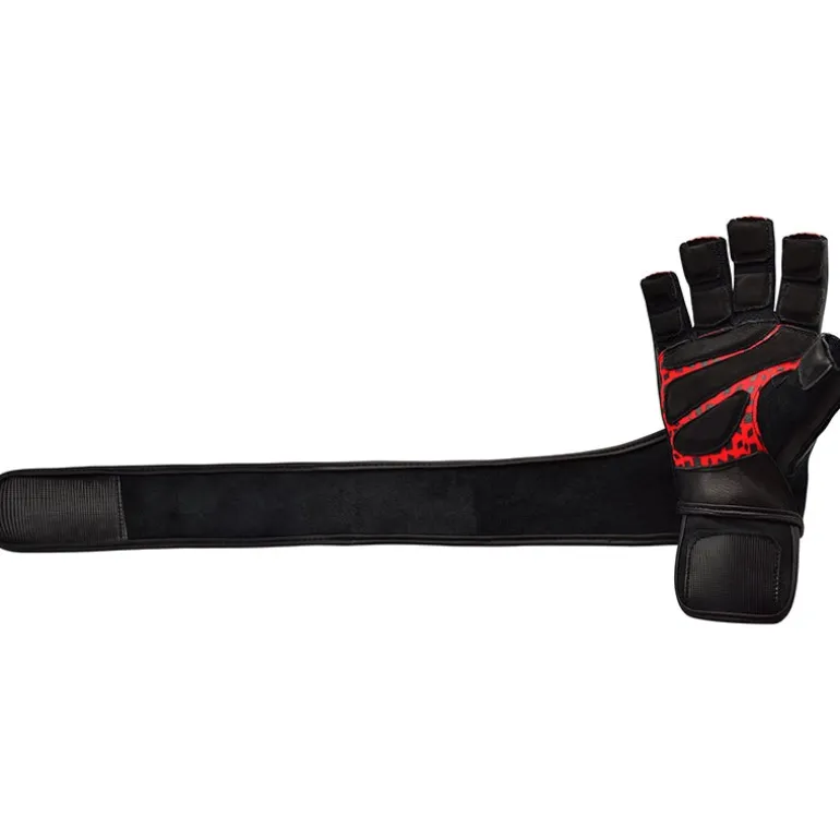 RDX L7 Crown Leather Fitness Gloves with Strap