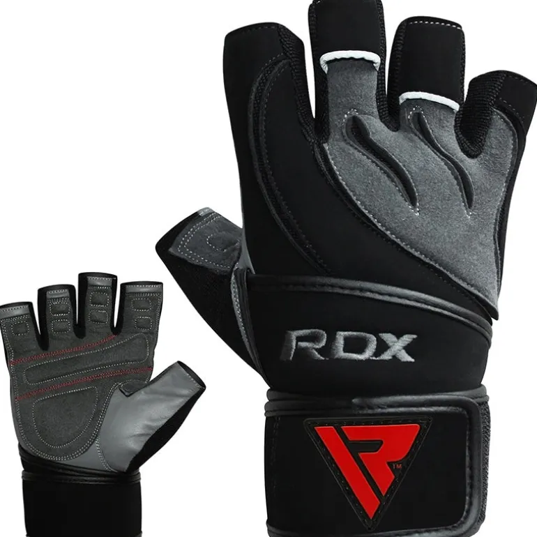 RDX L4 Deepoq Leather Gym Gloves