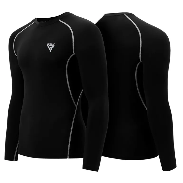 RDX L5 Long Sleeve Black Rash Guard