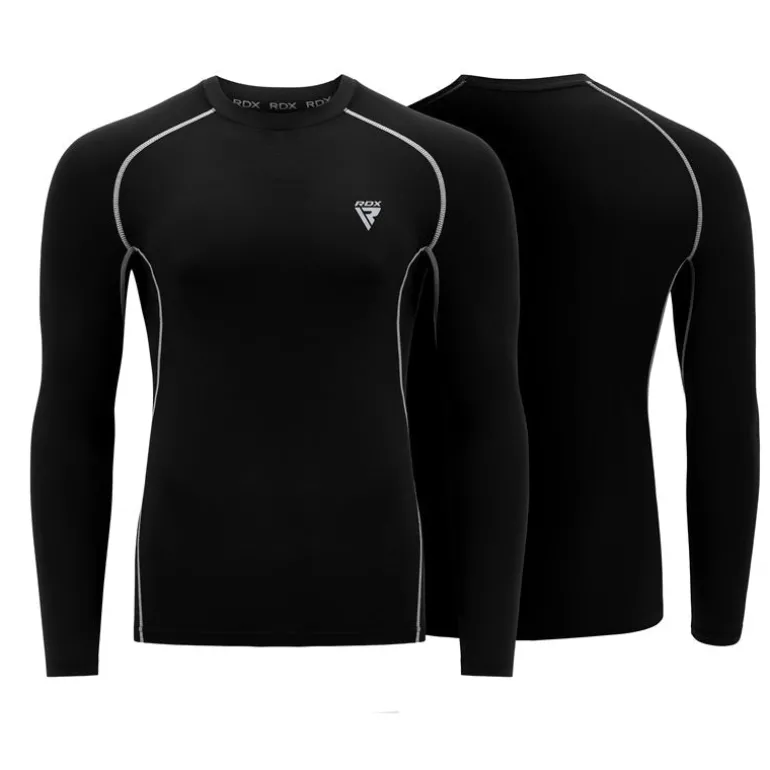 RDX L5 Long Sleeve Black Rash Guard