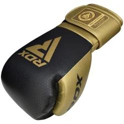 RDX L2 Mark Pro Sparring Boxing Gloves Hook and loop Black / Golden