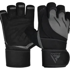 RDX L4 Open Finger Weightlifting Gym Gloves