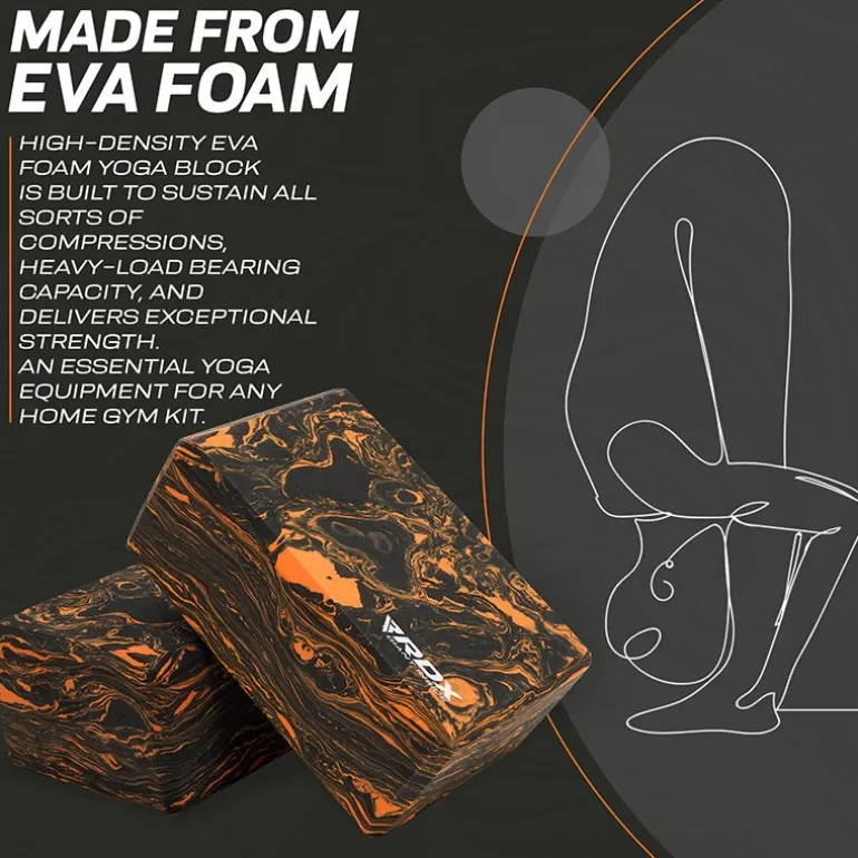 RDX OB EVA Foam High Density Non-Slips Yoga Block