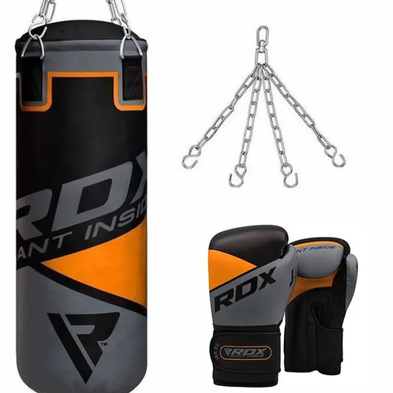 RDX 8O 2Ft Kids Punch Bag & Gloves Set
