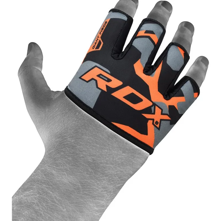 RDX 4O Orange Camo Weight Lifting Grip