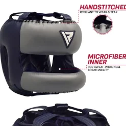 RDX O2 Sparring Head Guard with Nose Protection Bar