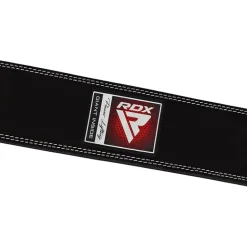 RDX 4PB Suede Leather Black Powerlifting Belt