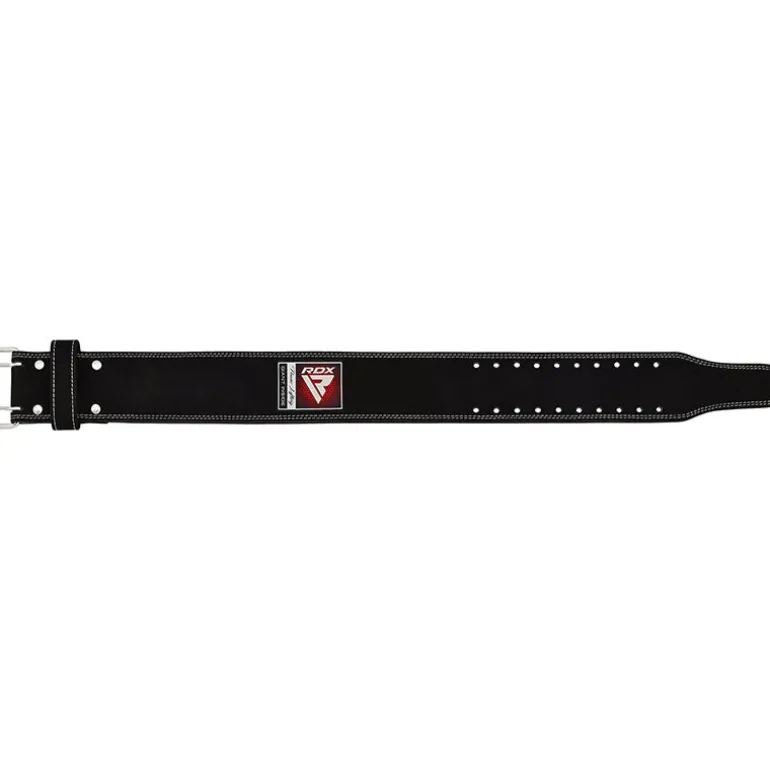 RDX 4PB Suede Leather Black Powerlifting Belt