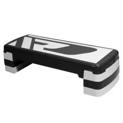 RDX 1P 20cm Aerobic Step Platform with 3 Level Risers 5cm Height Each