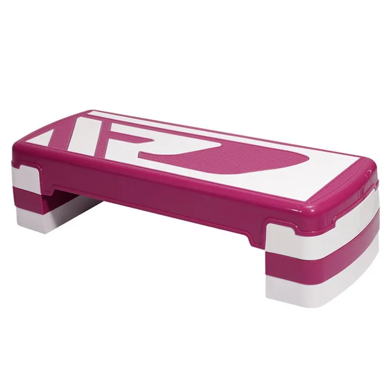 RDX 1P 20cm Aerobic Step Platform with 3 Level Risers 5cm Height Each