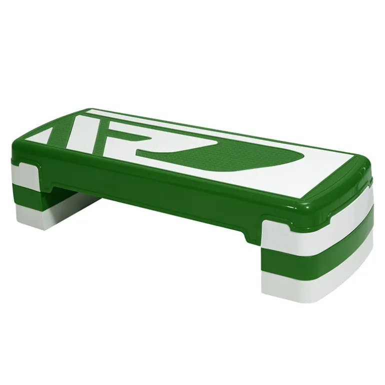 RDX 1P 20cm Aerobic Step Platform with 3 Level Risers 5cm Height Each