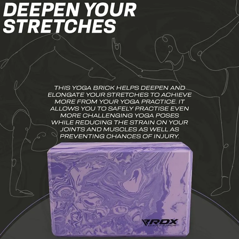 RDX PG EVA Foam High Density Non-Slips Yoga Block