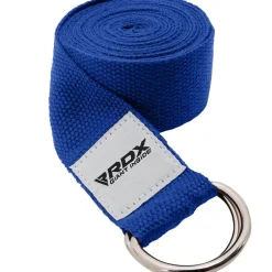 RDX P8 Non-Slip Cotton Yoga Strap with Rust Proof Steel D-Ring Buckle