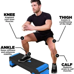 RDX PP Aerobic Step Platform with 3 Adjustable Height