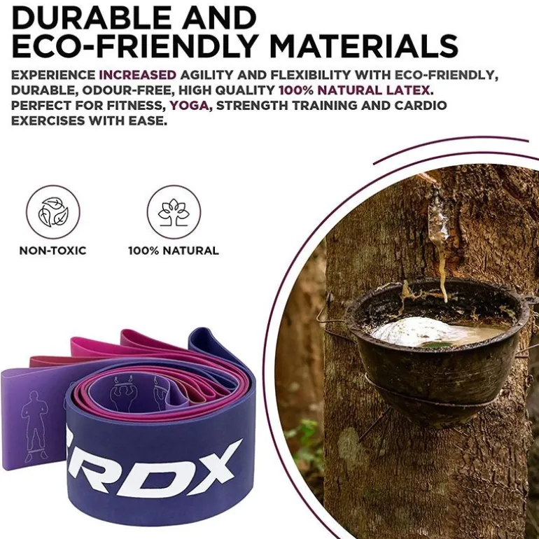 RDX PR 5-in-1 Pull Up Assist & Body Stretching Bands for Resistance Training