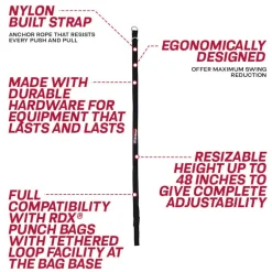 RDX Punch Bag Floor Anchor Strap