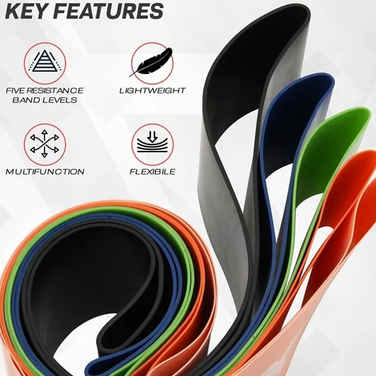 RDX R1 5-in-1 Resistance Loop Bands Set