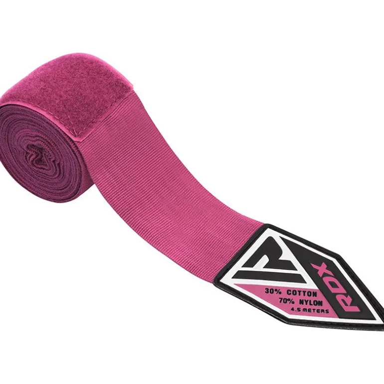 RDX RP 4.5m Pink Women Pro Hand Wraps Tape for Boxing, MMA & Muay Thai