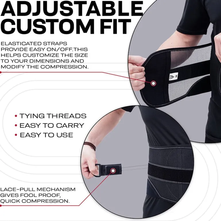 RDX SB FlexDIAL Adjustable FDA Approved Lumbar Back Support Brace